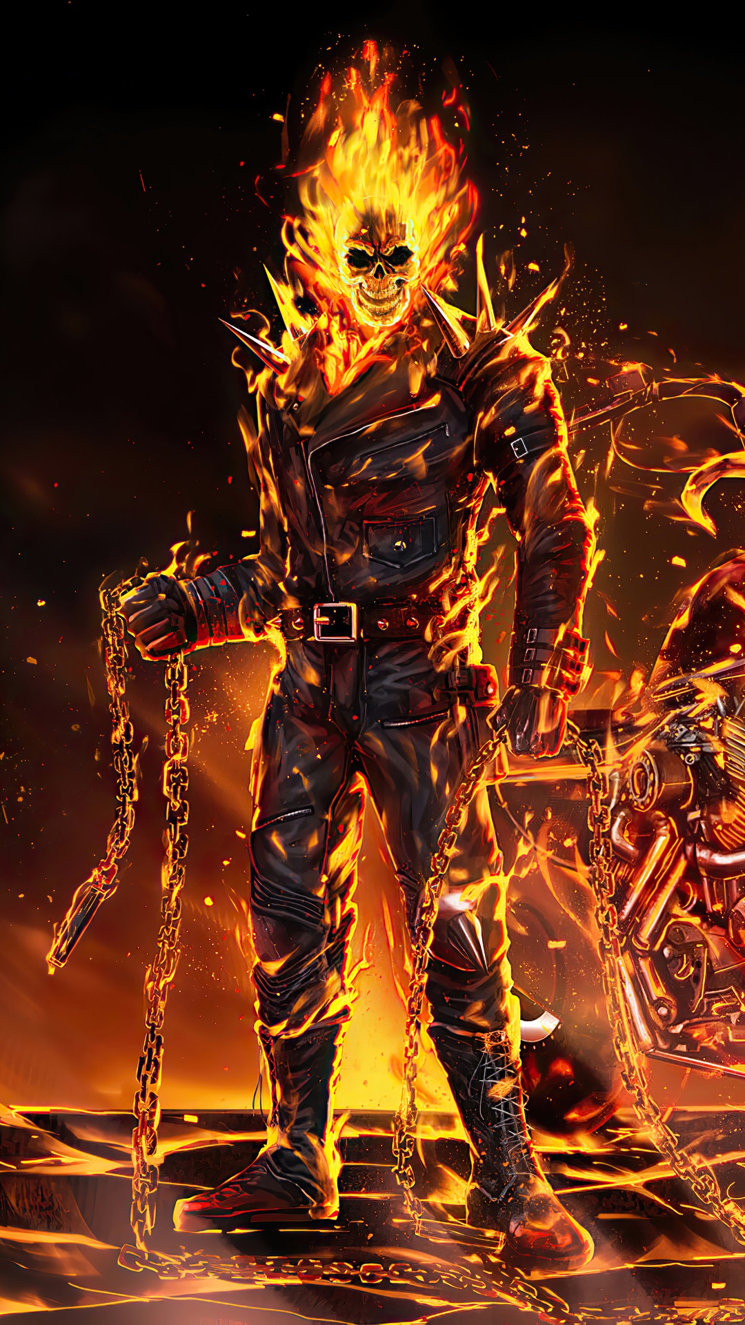 Ghost Rider, Marvel Comics, Superhero, Comics, Motorcycle