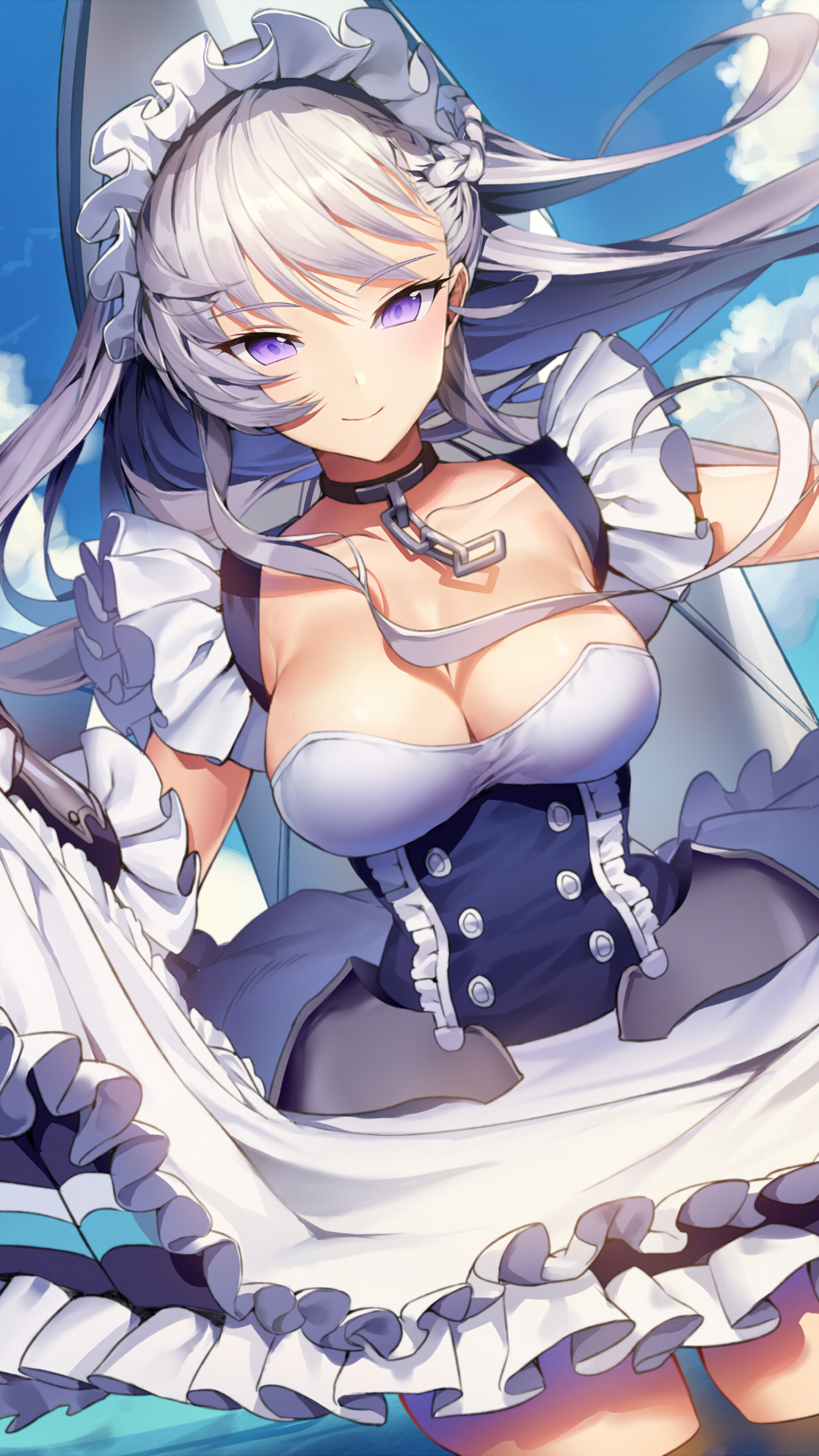 Azur Lane, Belfast, Anime Girl, 4k